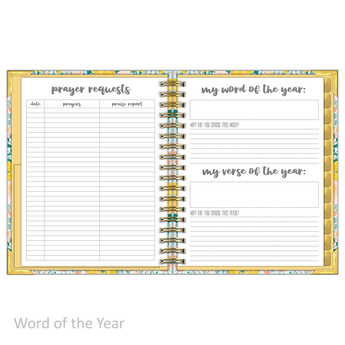 Daily Planner - &quot;UNDATED&quot; Magnificent Mustard