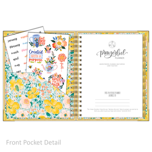 "Weekly" Planner - "UNDATED" Mustard Linen