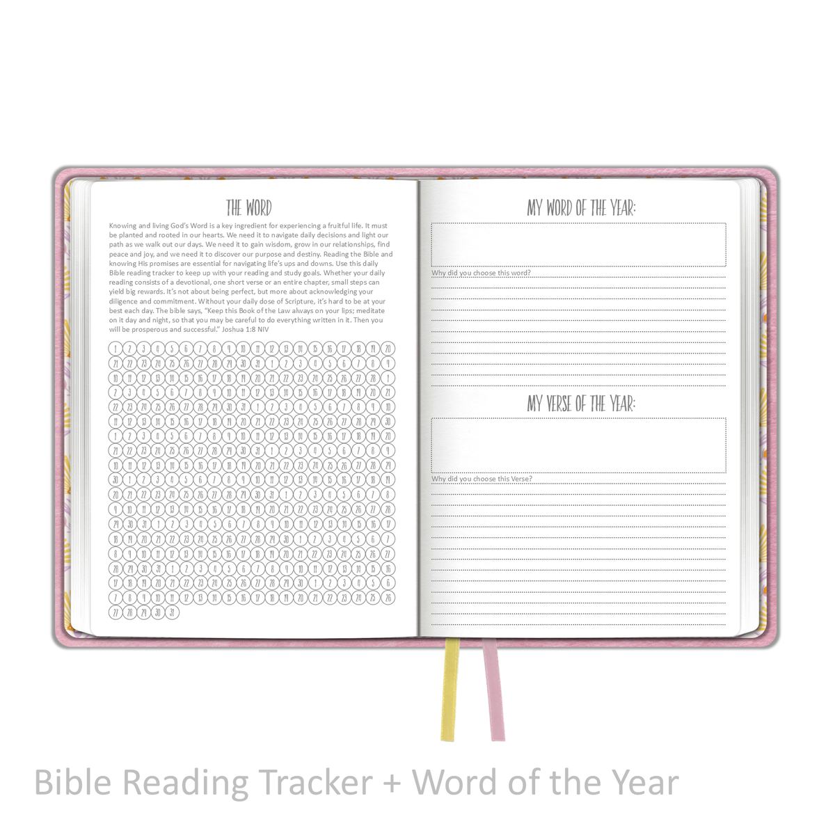 2026 &quot;Weekly&quot; Soft Cover PINK - Prayerful Planner Dated