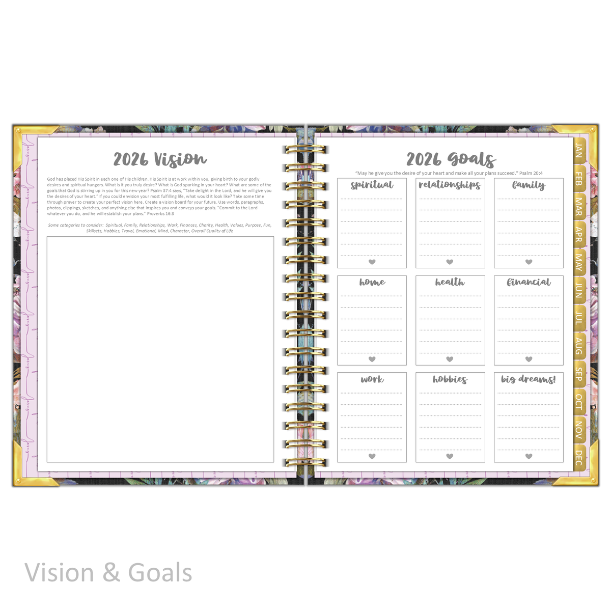 2026 &quot;Daily&quot; FAITH IN JESUS - Prayerful Planner Dated