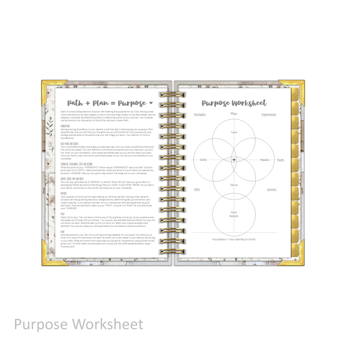 "Petite" Daily Planner - "UNDATED" The Cross