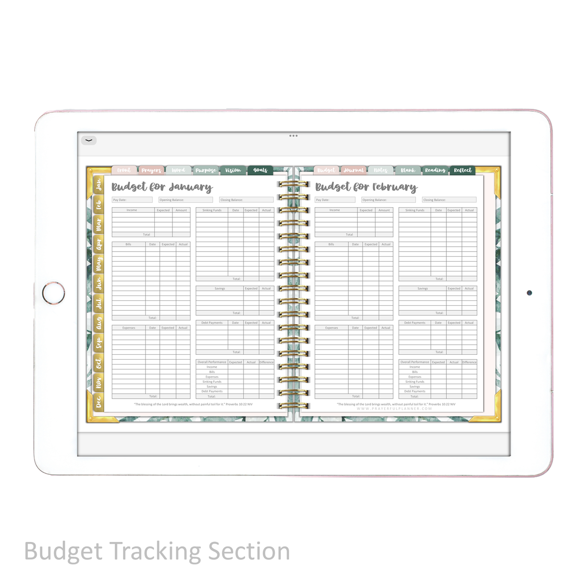 2025 Digital Planner All-In-One - PEACEFUL