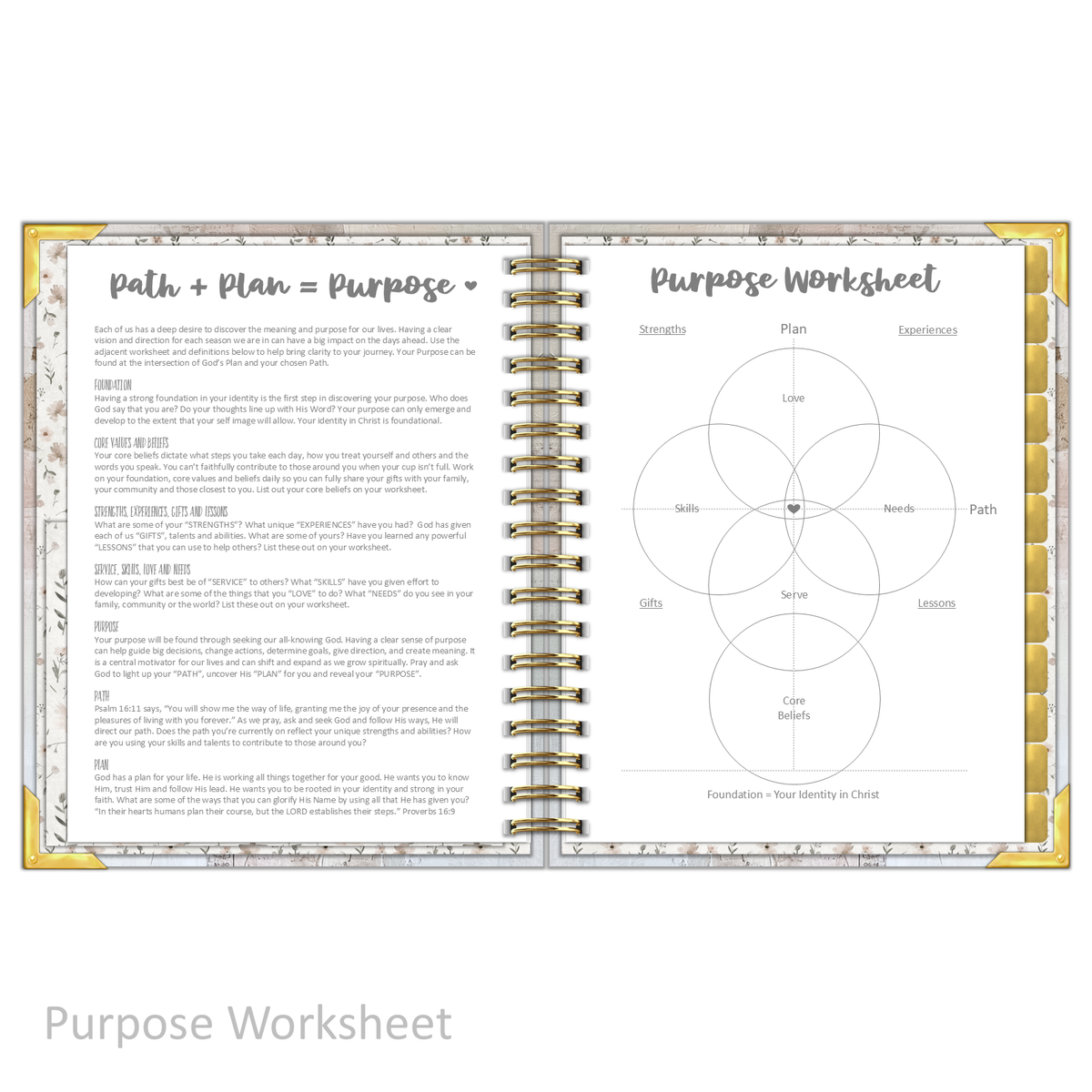 Daily Planner - "UNDATED" The Cross