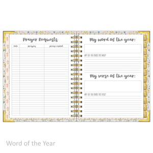 2027 "Classic" Daily Planner - "DATED" Prayer Garden