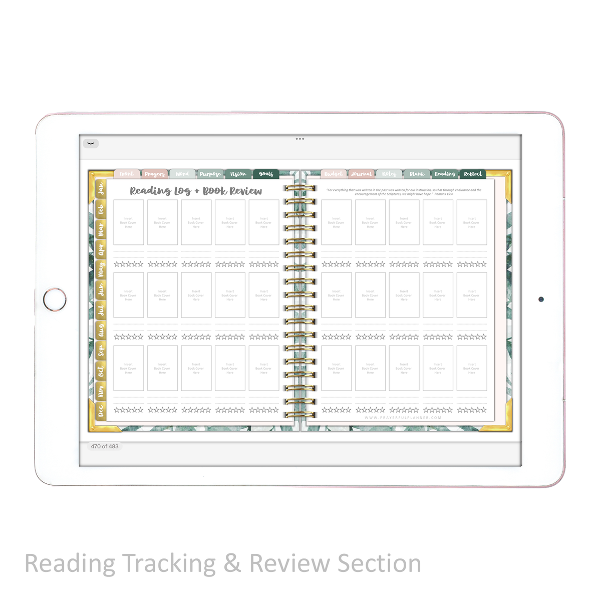 2025 Digital Planner All-In-One - PEACEFUL