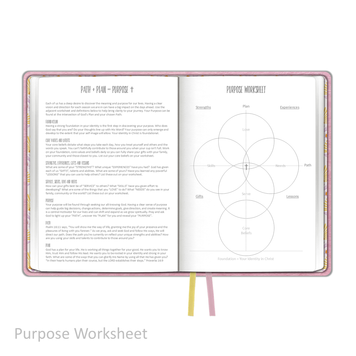 2026 &quot;Weekly&quot; Soft Cover PINK - Prayerful Planner Dated