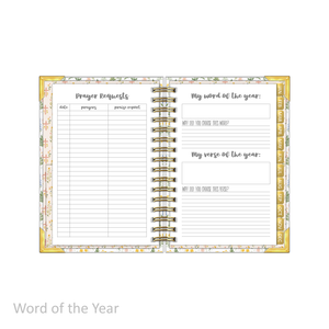 2027 "Petite" Daily Planner - "DATED" Prayer Garden