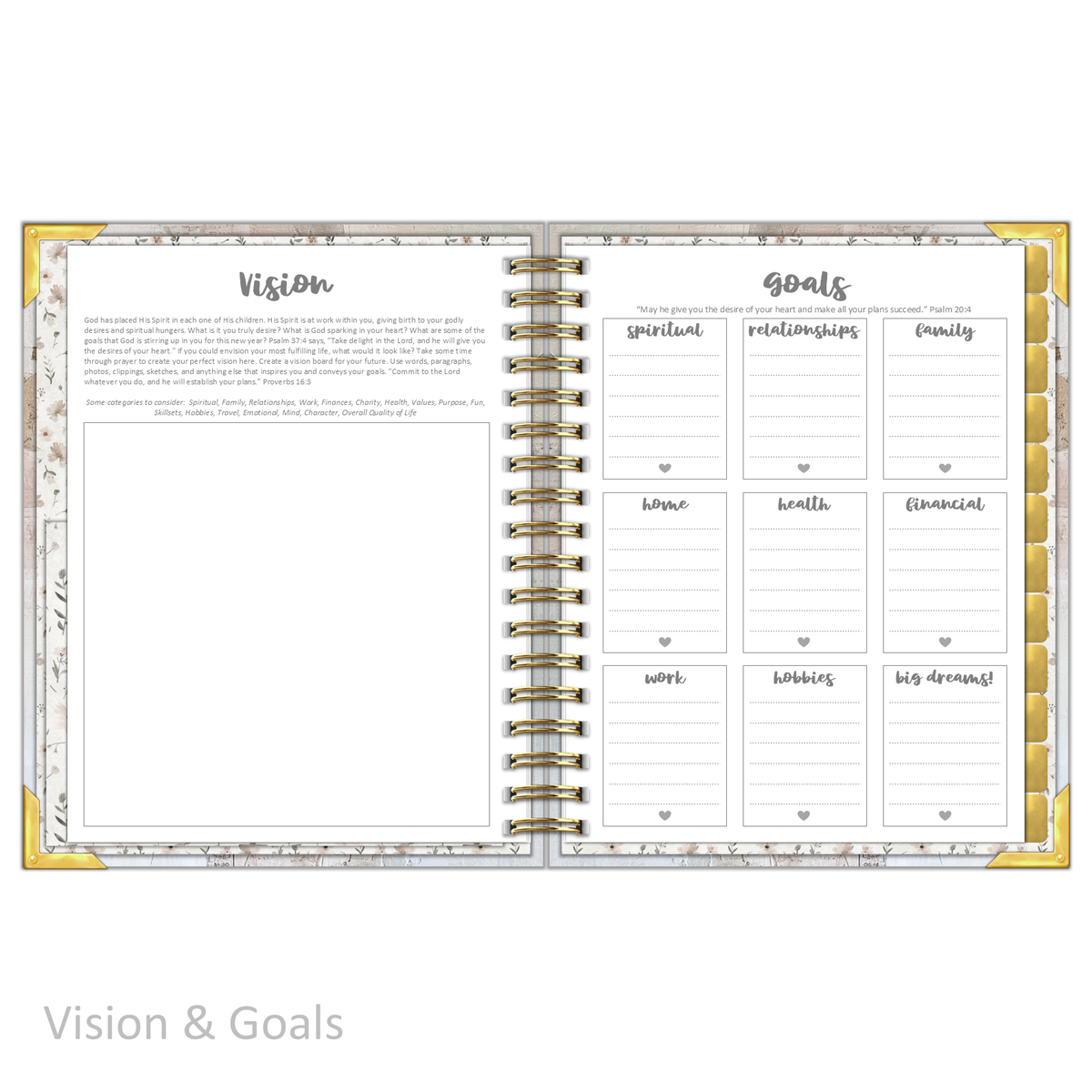 Daily Planner - "UNDATED" The Cross