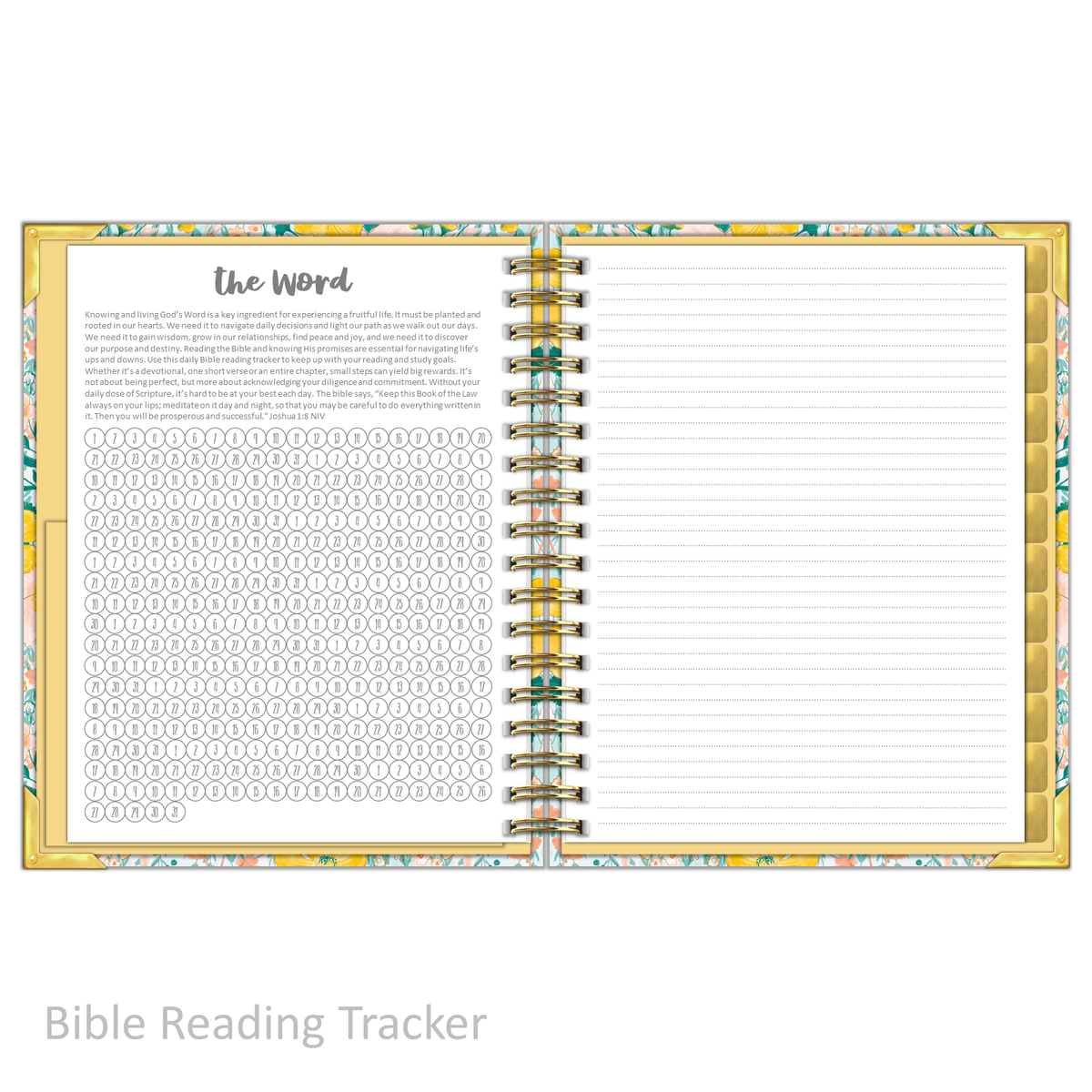 Daily Planner - &quot;UNDATED&quot; Magnificent Mustard