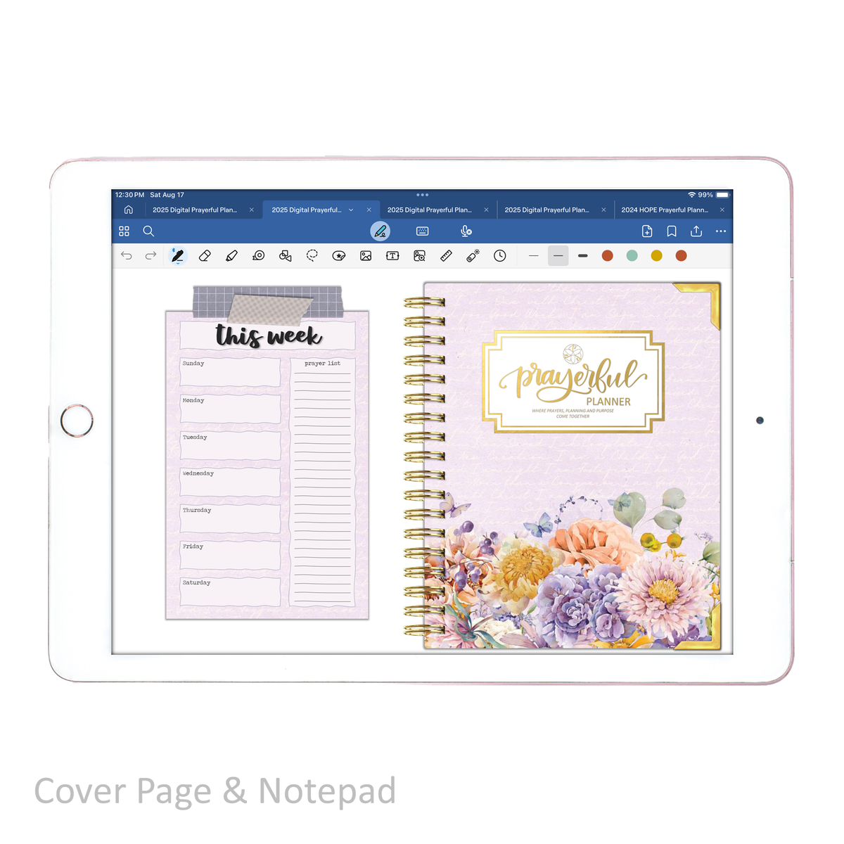 2025 Digital Planner All-In-One - WORTHY