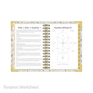 2027 "Petite" Daily Planner - "DATED" Prayer Garden