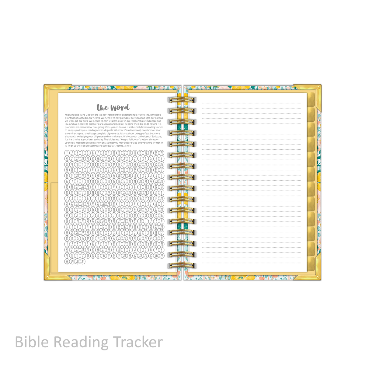 &quot;Petite&quot; Prayerful Planner - &quot;UNDATED&quot; Magnificent Mustard