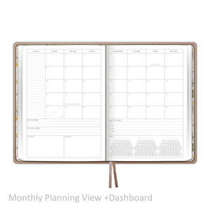 2027 "Weekly" Planner - "DATED" Soft Cover Metallic