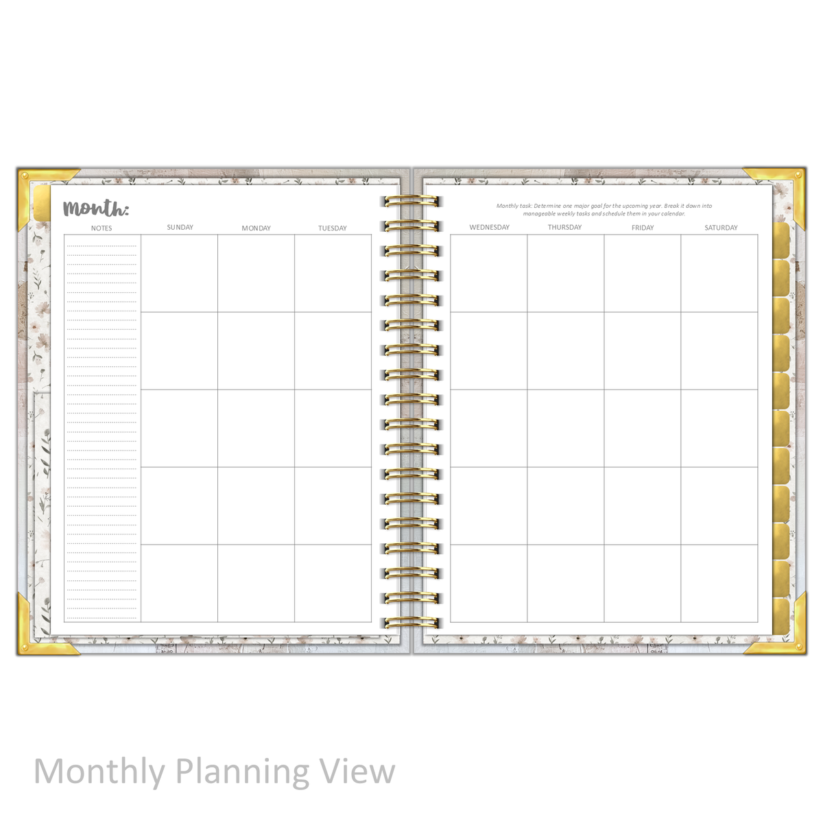 Daily Planner - "UNDATED" The Cross