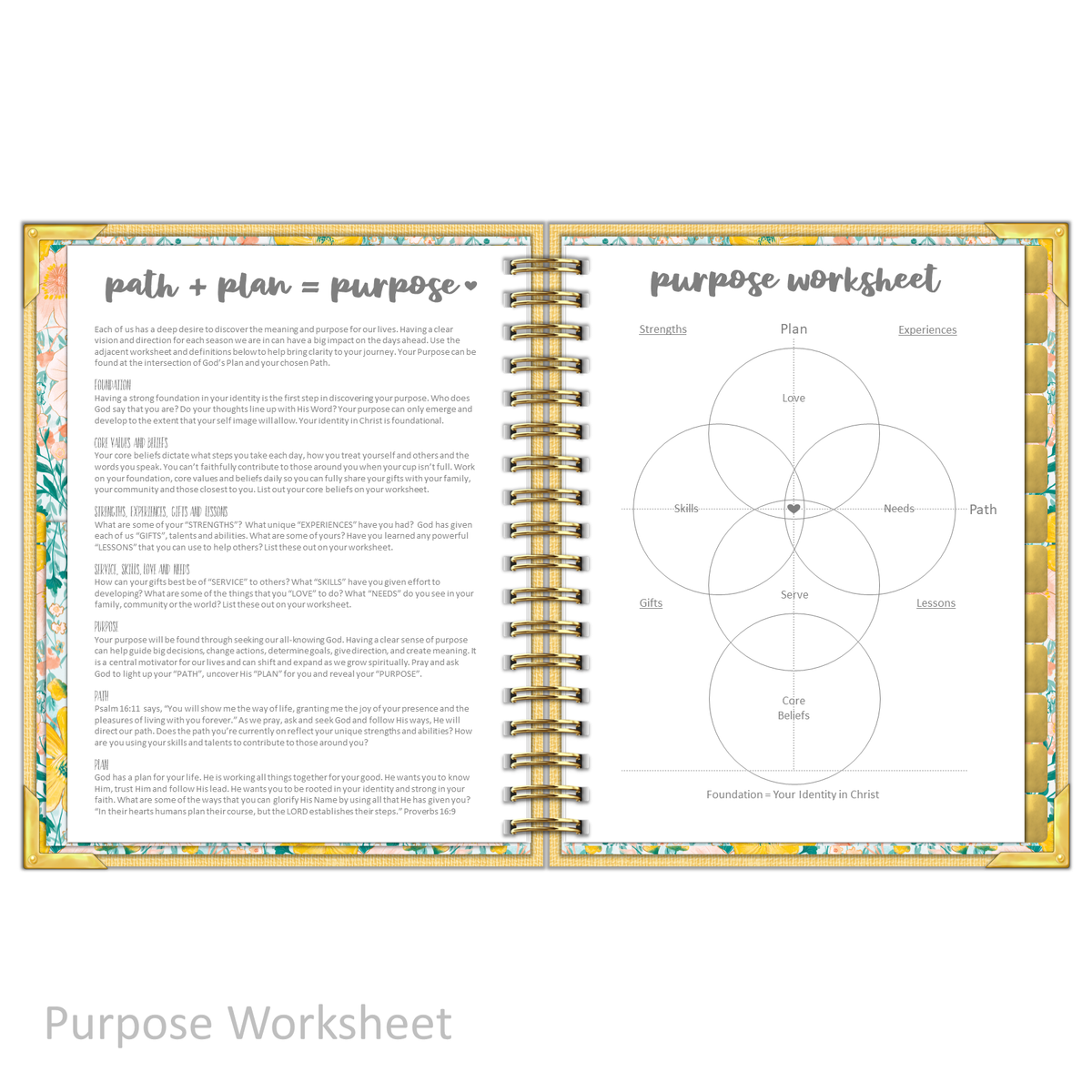 &quot;Weekly&quot; Planner - &quot;UNDATED&quot; Mustard Linen