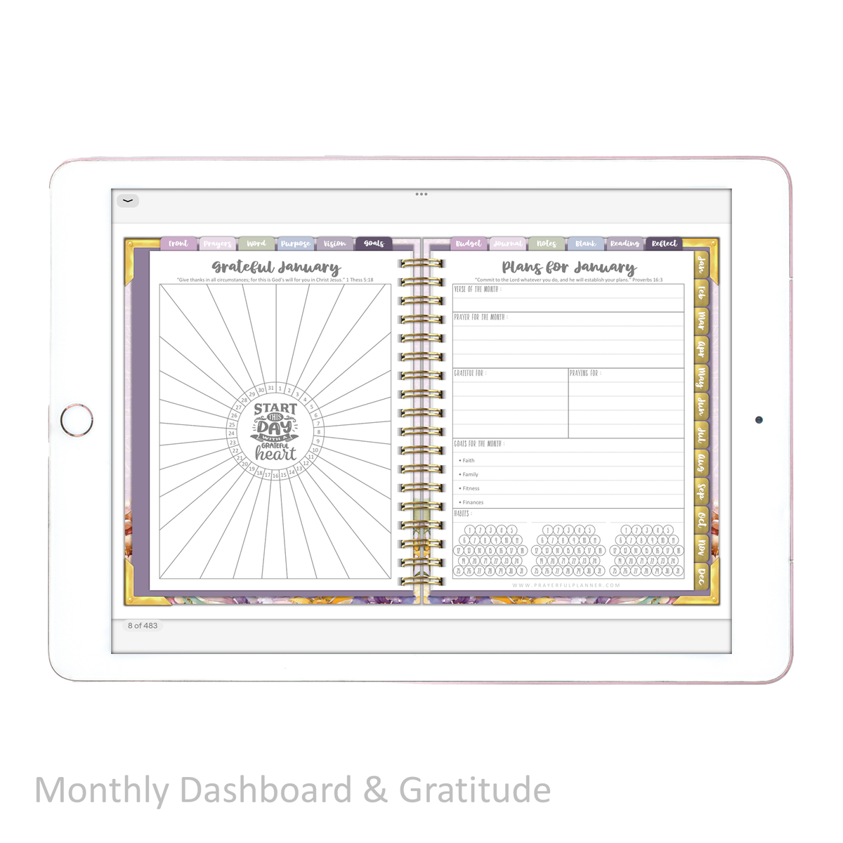 2025 Digital Planner All-In-One - WORTHY