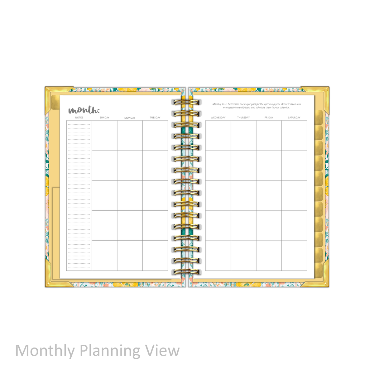 &quot;Petite&quot; Prayerful Planner - &quot;UNDATED&quot; Magnificent Mustard