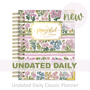 Daily Planner - "UNDATED" Garden of Hope