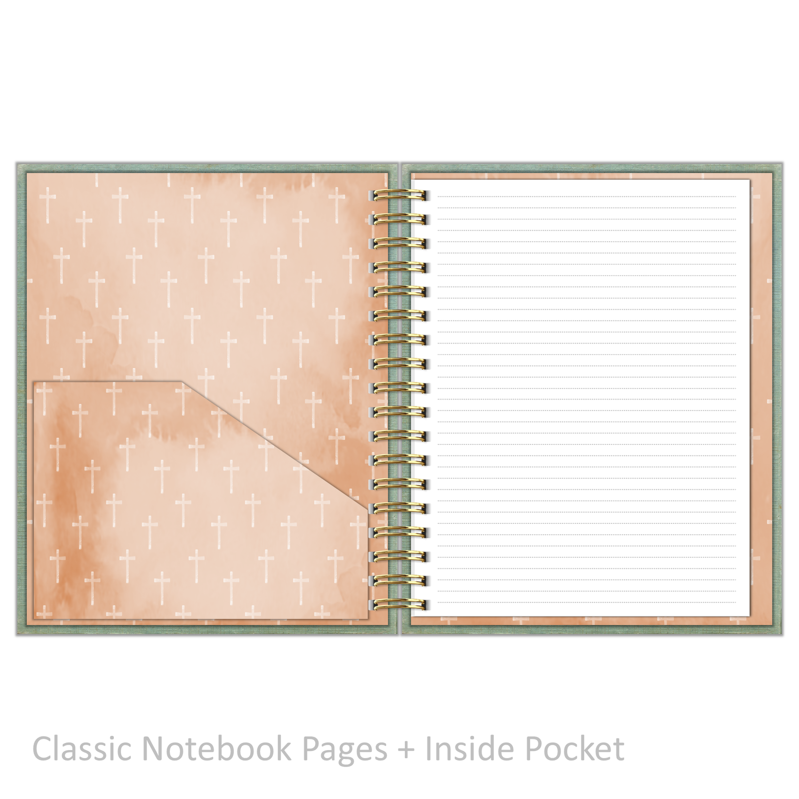 Notebook - "Classic Size" Be Still