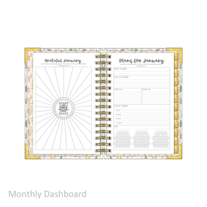 2027 "Petite" Daily Planner - "DATED" Prayer Garden