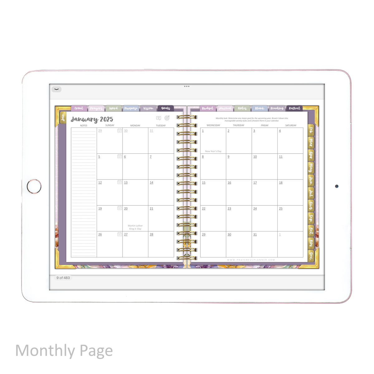 2025 Digital Planner All-In-One - WORTHY