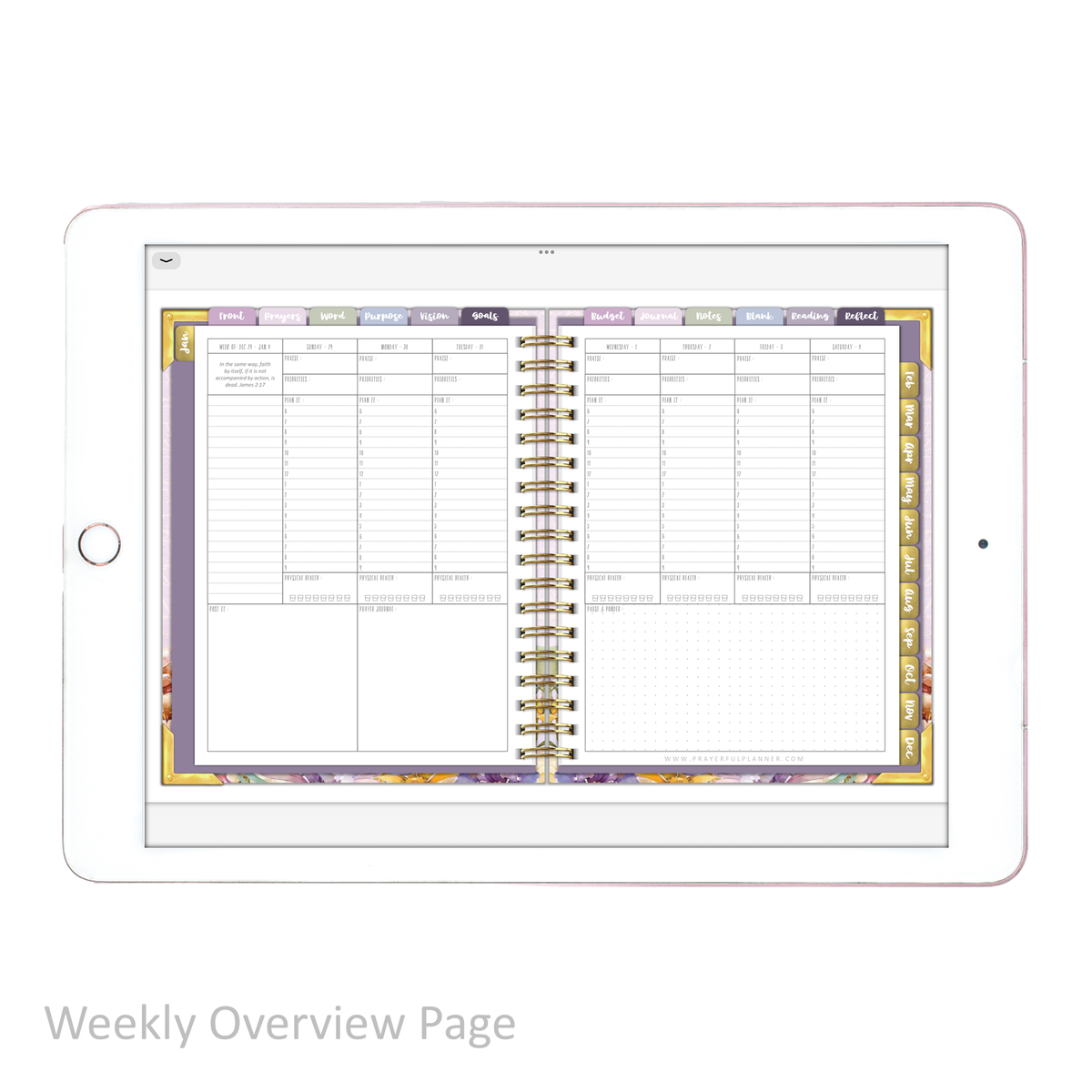 2025 Digital Planner All-In-One - WORTHY