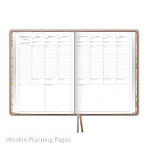 2027 "Weekly" Planner - "DATED" Soft Cover Metallic