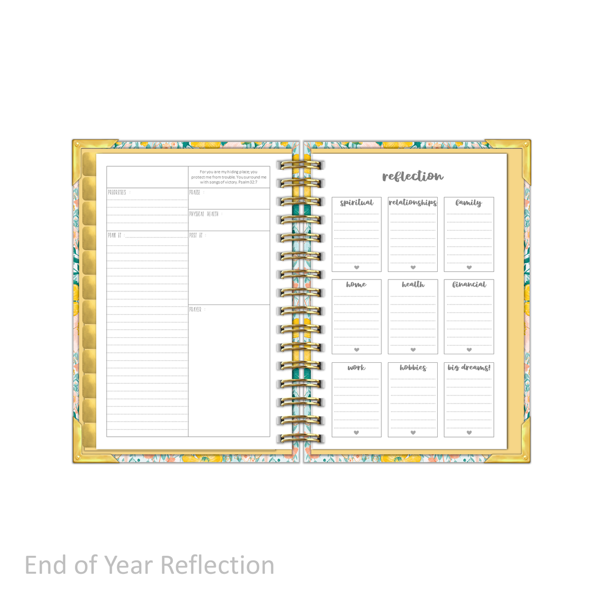 &quot;Petite&quot; Prayerful Planner - &quot;UNDATED&quot; Magnificent Mustard