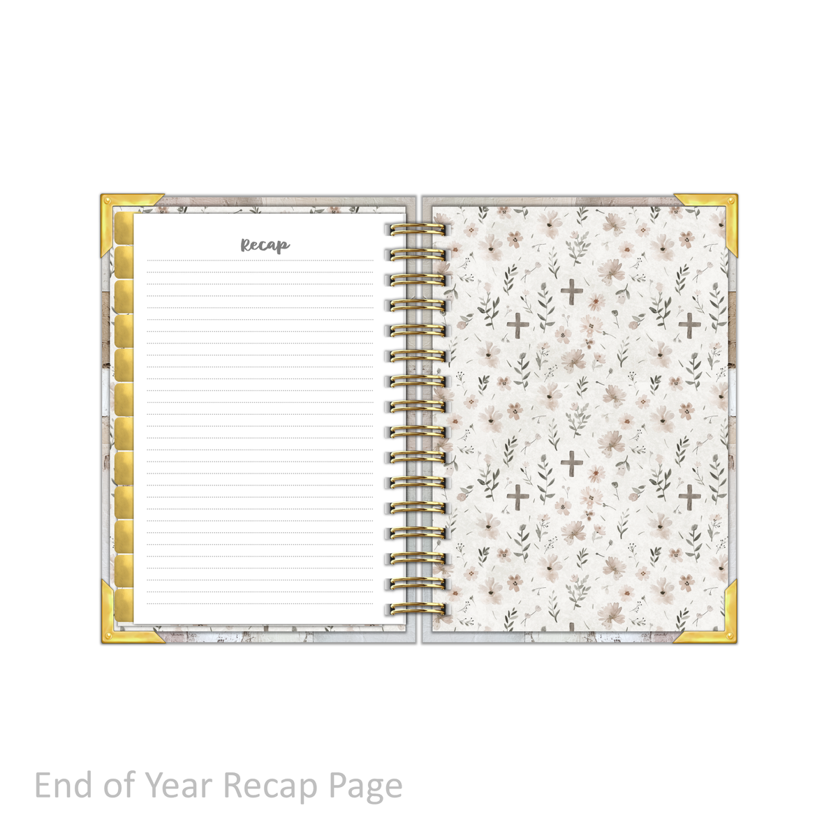 "Petite" Daily Planner - "UNDATED" The Cross