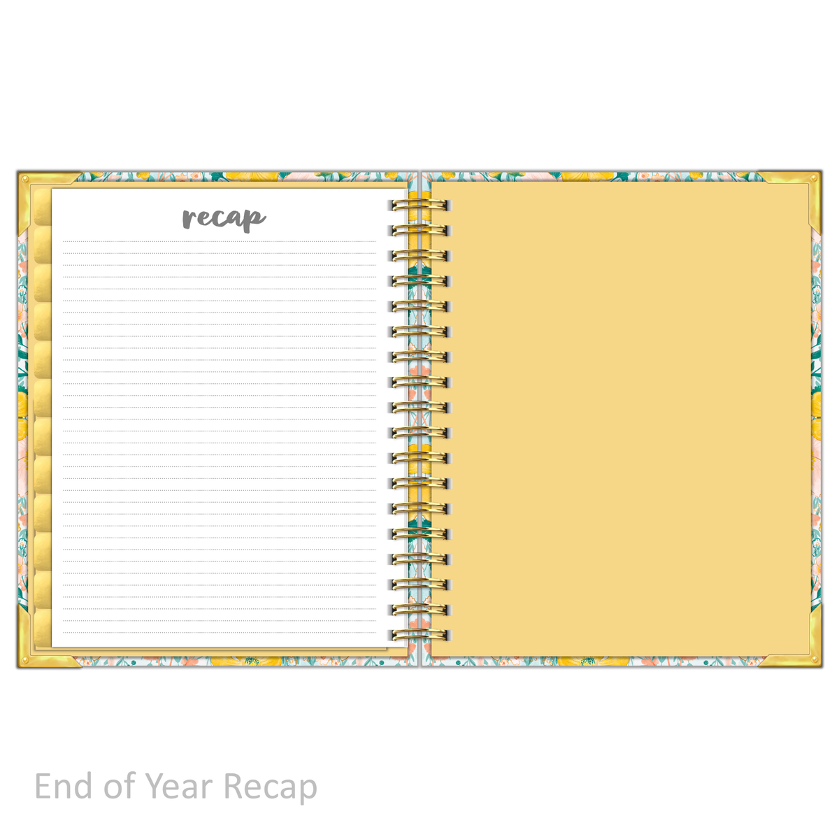 Daily Planner - &quot;UNDATED&quot; Magnificent Mustard