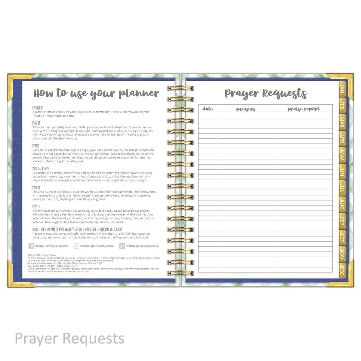 2026 &quot;Daily&quot; MY REFUGE - Prayerful Planner Dated