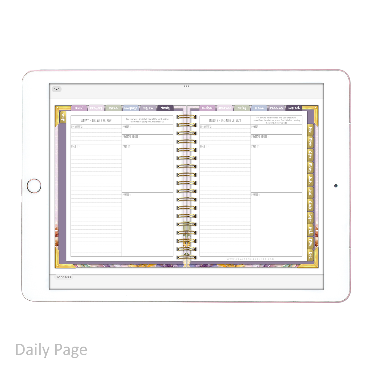 2025 Digital Planner All-In-One - WORTHY