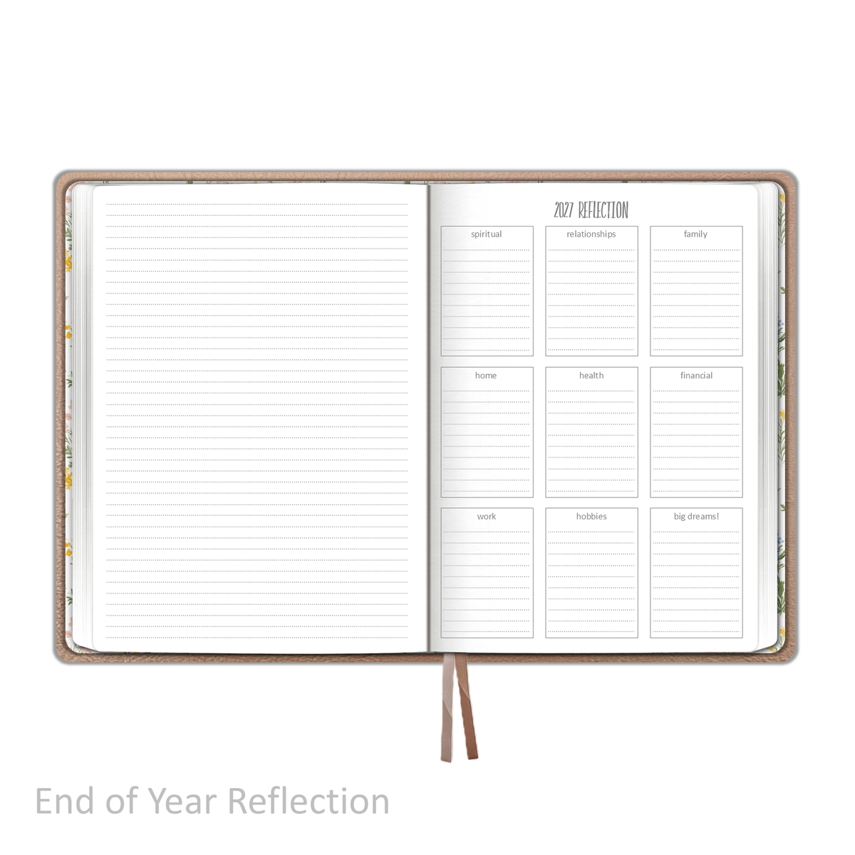 2027 "Weekly" Planner - "DATED" Soft Cover Metallic