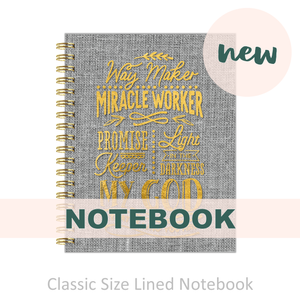 Notebook - "Classic Size" HOPE