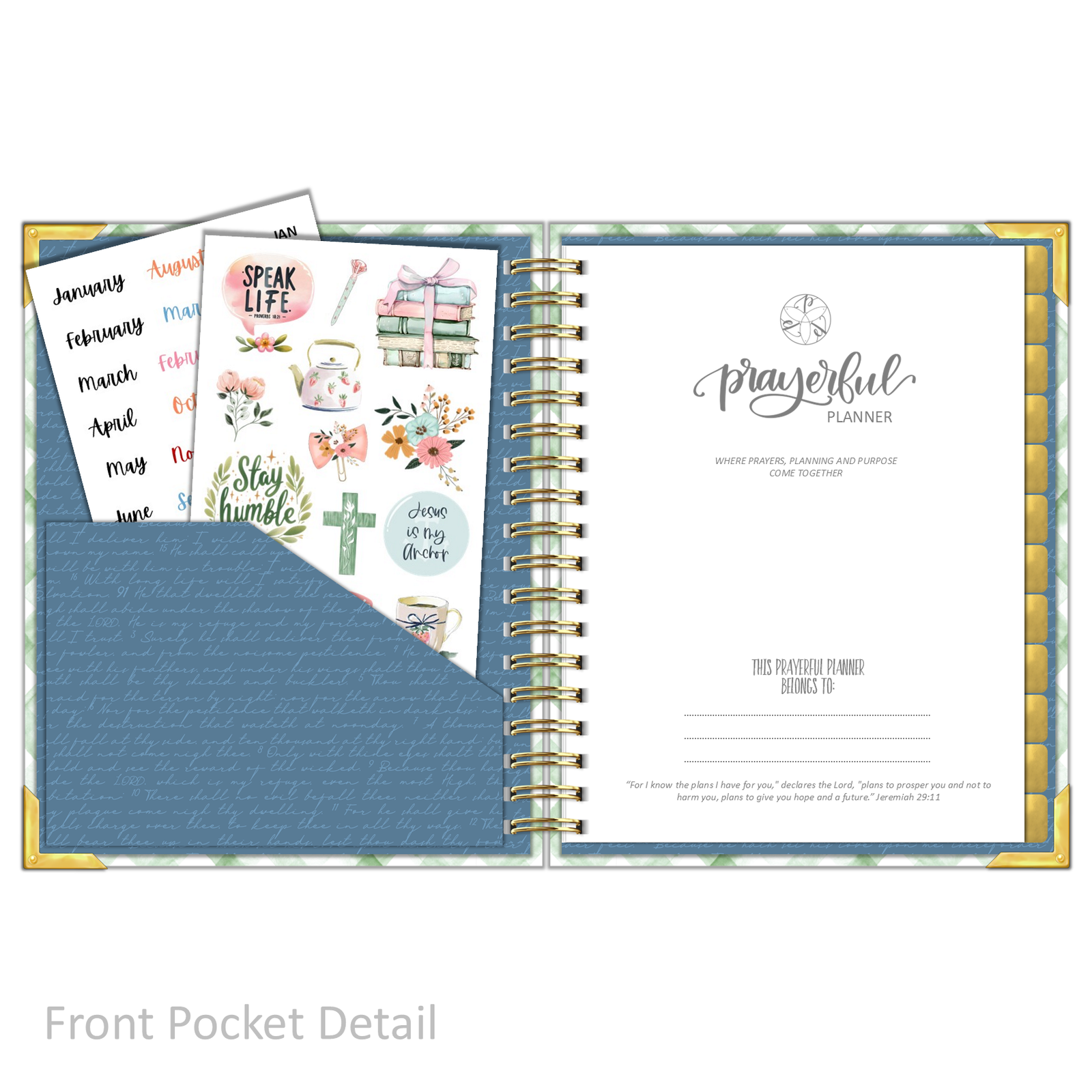 Daily Planner - "UNDATED" My Refuge