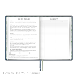 Weekly Planner - "UNDATED" Soft Cover BLUE