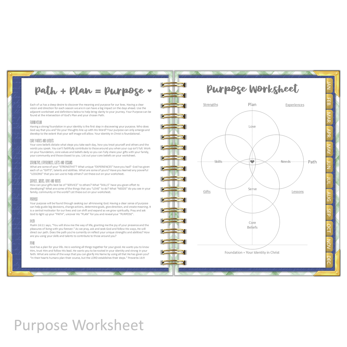 2026 &quot;Daily&quot; MY REFUGE - Prayerful Planner Dated