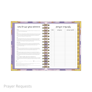 "Petite" Prayerful Planner - "UNDATED" Luminant Lilac