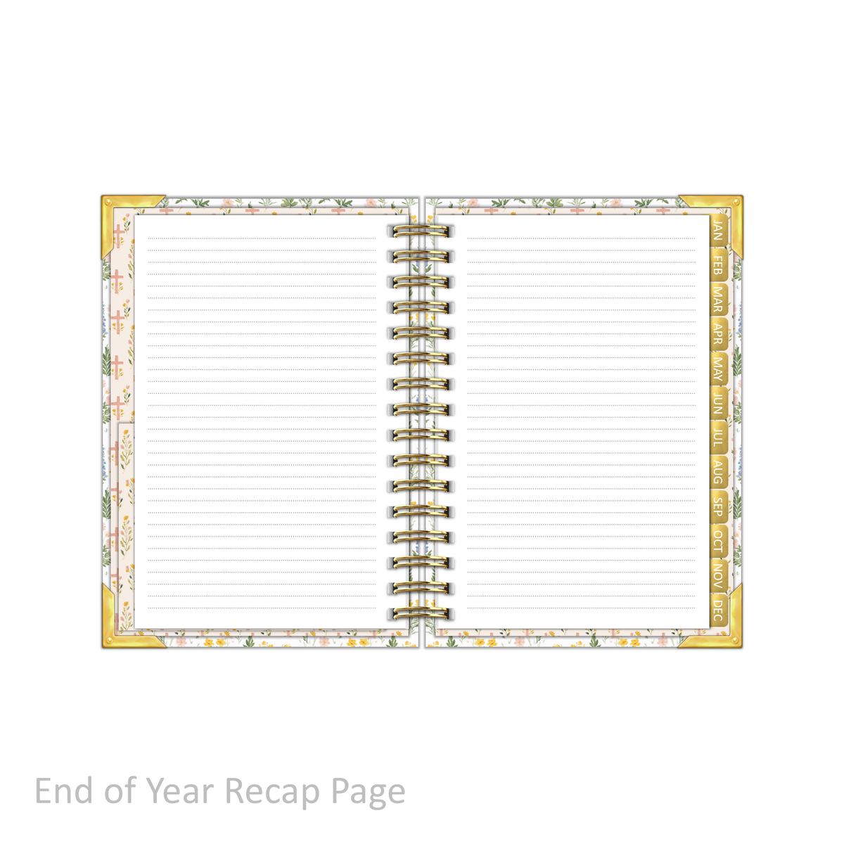 2027 "Petite" Daily Planner - "DATED" Prayer Garden