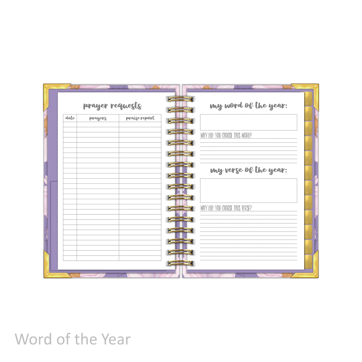 &quot;Petite&quot; Prayerful Planner - &quot;UNDATED&quot; Luminant Lilac