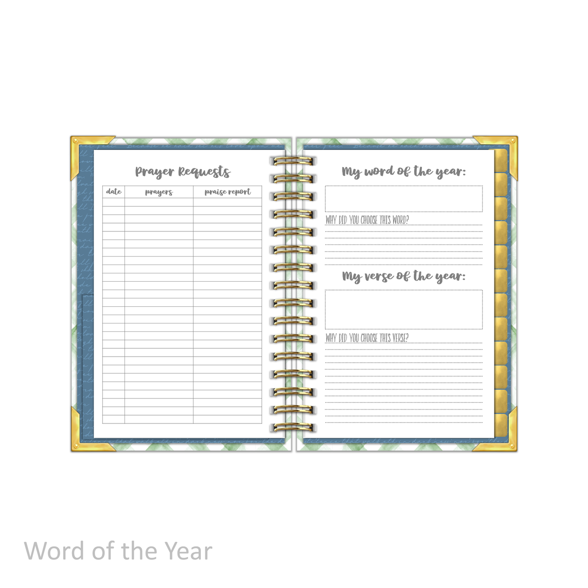 "Petite" Daily Planner - "UNDATED" My Refuge