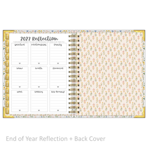 2027 "Classic" Daily Planner - "DATED" Prayer Garden