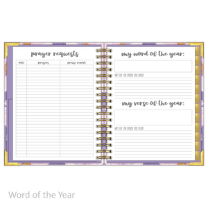 Daily Planner - "UNDATED" Luminant Lilac