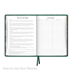 2024 "Weekly" Soft Cover Emerald - Prayerful Planner Dated