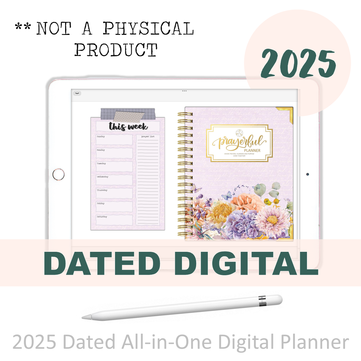 2025 Digital Planner All-In-One - WORTHY