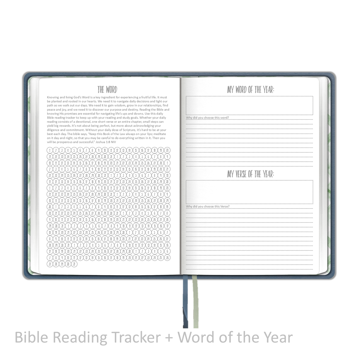 Weekly Planner - "UNDATED" Soft Cover BLUE