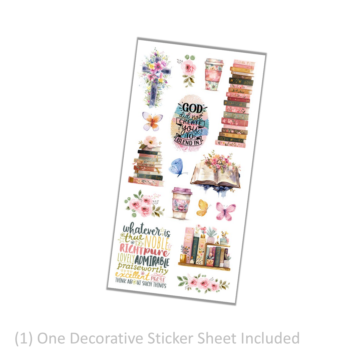 2027 "Classic" Daily Planner - "DATED" Prayer Garden