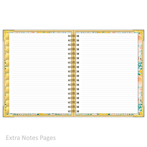 "Weekly" Planner - "UNDATED" Mustard Linen