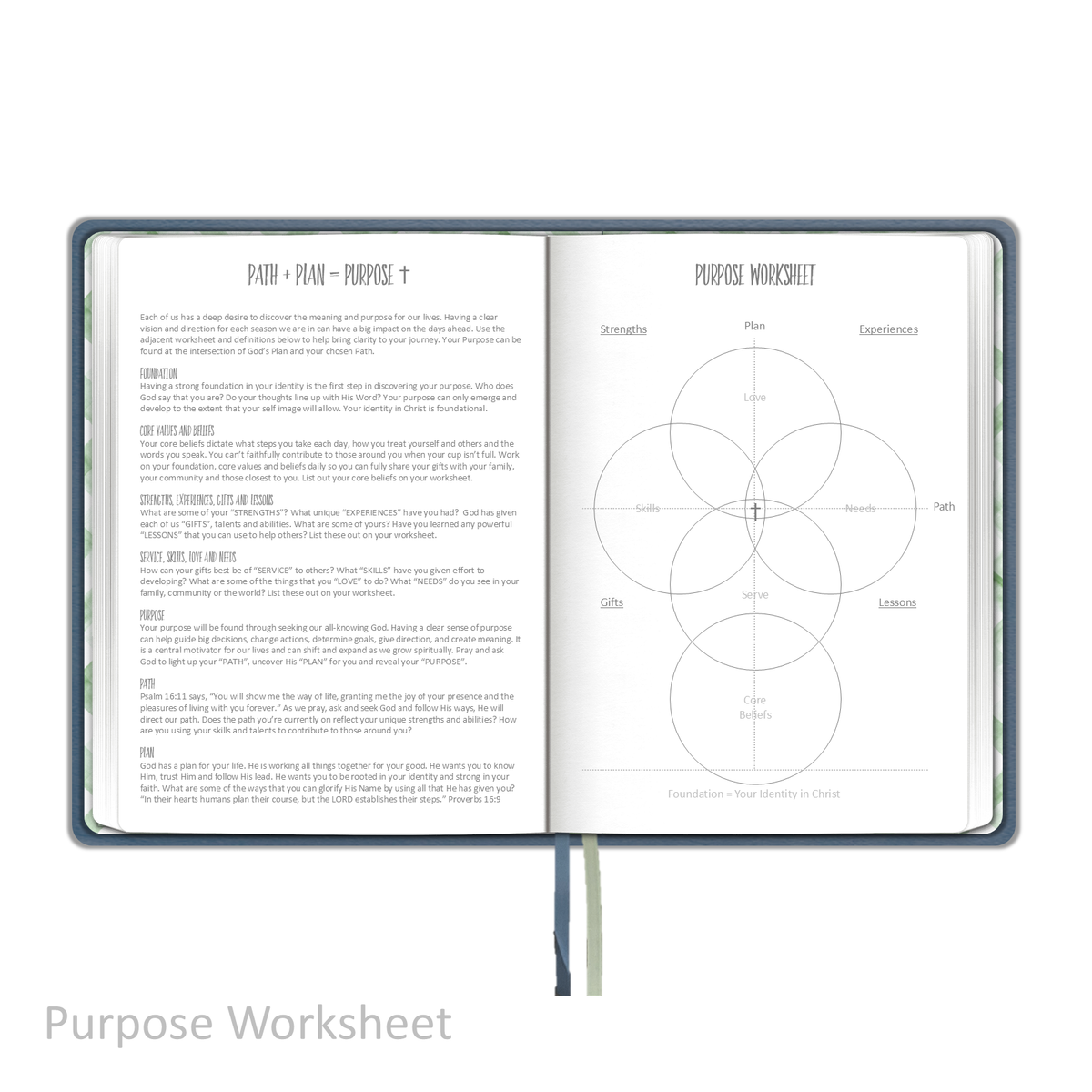 Weekly Planner - "UNDATED" Soft Cover BLUE