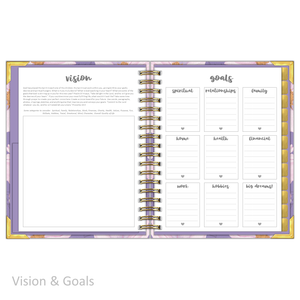 Daily Planner - "UNDATED" Luminant Lilac